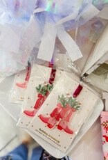 J.HOFFMAN'S Holiday Tree Ornament- Festive Cowgirl