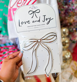 J.HOFFMAN'S Table Setting Placecards- Ivory Set of 8