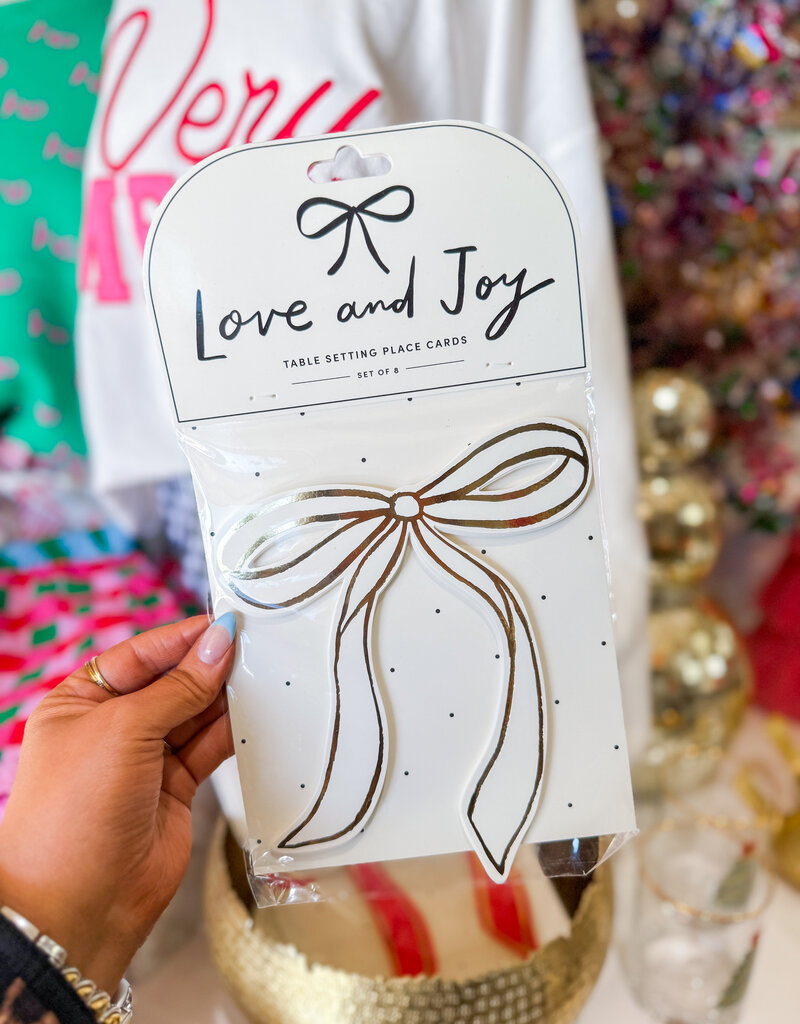 J.HOFFMAN'S Table Setting Placecards- Ivory Set of 8