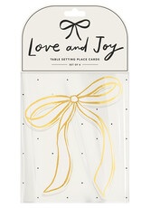 J.HOFFMAN'S Table Setting Placecards- Ivory Set of 8