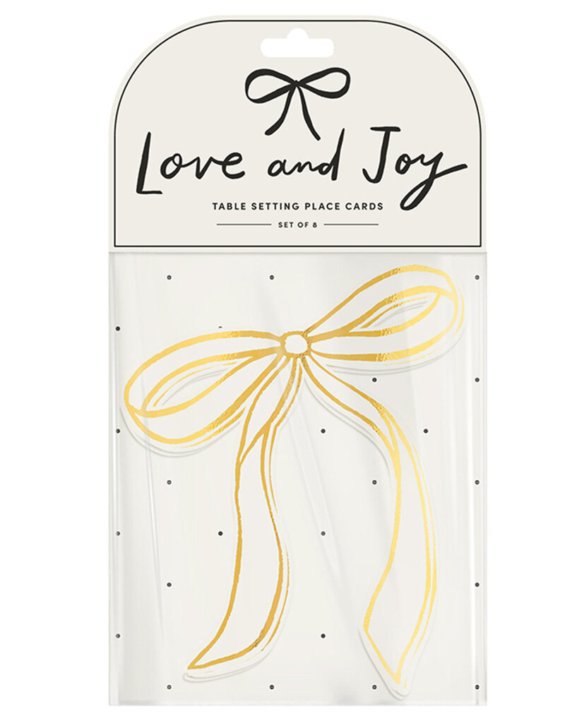 J.HOFFMAN'S Table Setting Placecards- Ivory Set of 8