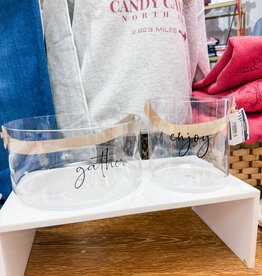 J.HOFFMAN'S Acrylic Bucket- Enjoy