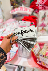 J.HOFFMAN'S Gift Tag Book- black/ white Holiday