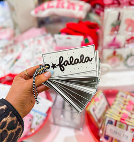 J.HOFFMAN'S Gift Tag Book- black/ white Holiday