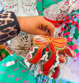 J.HOFFMAN'S Gift Tag Book- Red Bow