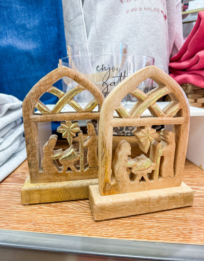 J.HOFFMAN'S Wood Nativity