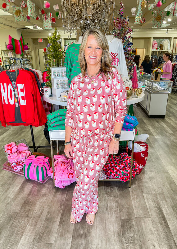 J.HOFFMAN'S Santa Baby PJ Set