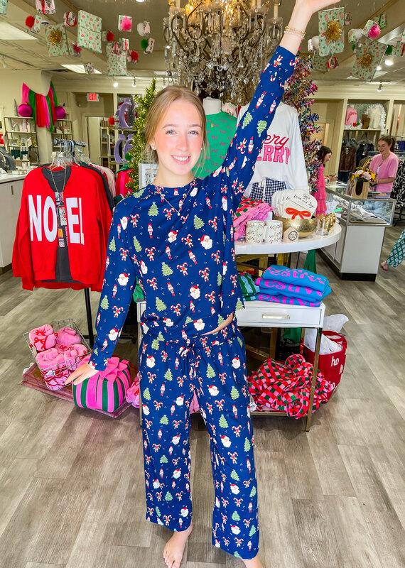 J.HOFFMAN'S Annie Peppermint Pine PJ Set