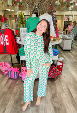 J.HOFFMAN'S Rosy Wreaths PJ Set