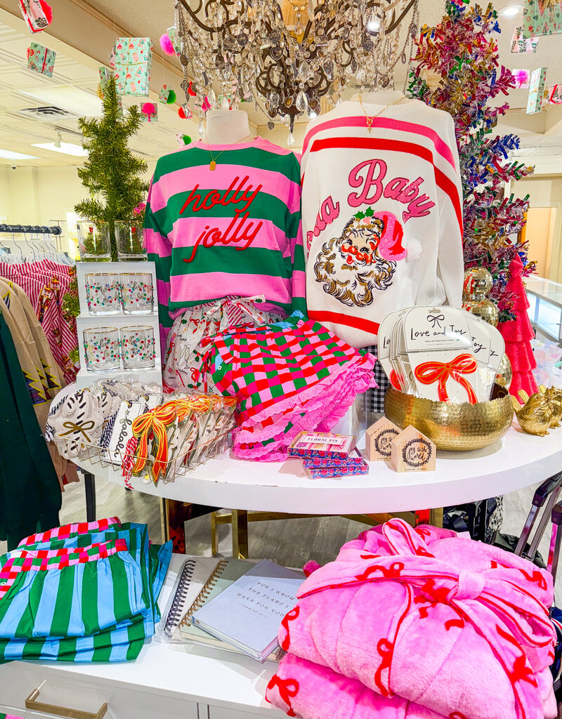 J.HOFFMAN'S Holly Jolly Striped Sweater