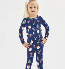 J.HOFFMAN'S Toddler Peppermint Pines PJ Set