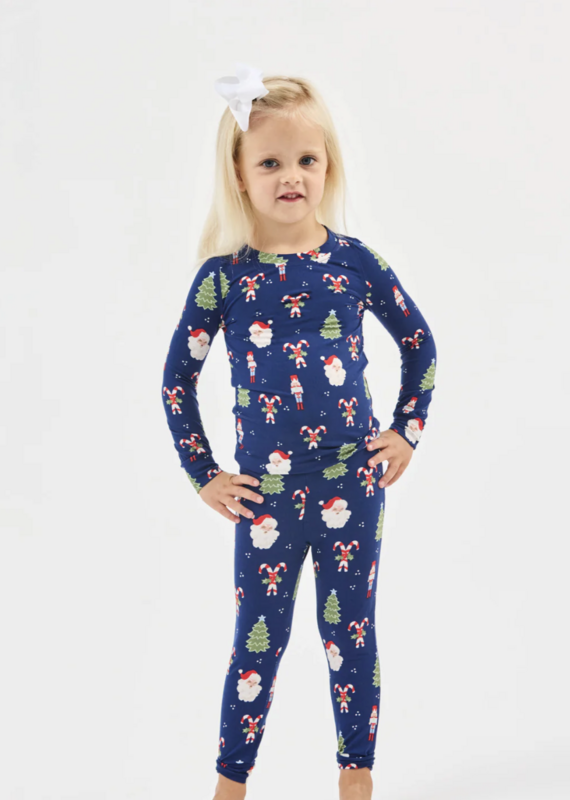 J.HOFFMAN'S Toddler Peppermint Pines PJ Set