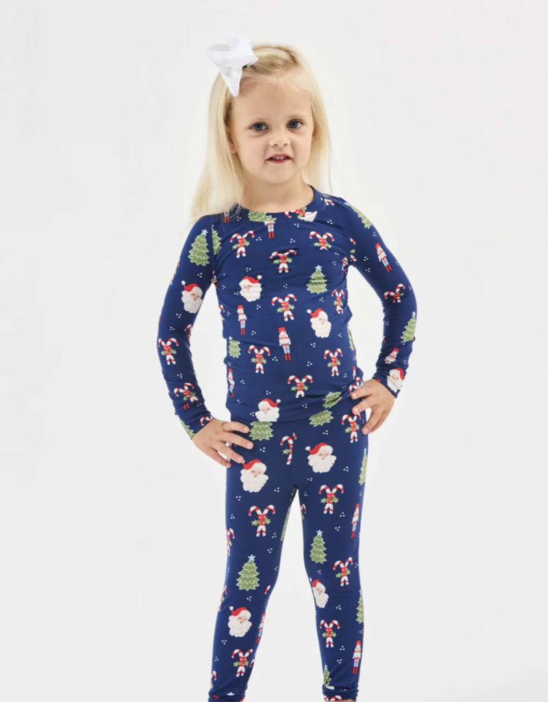 J.HOFFMAN'S Toddler Peppermint Pines PJ Set