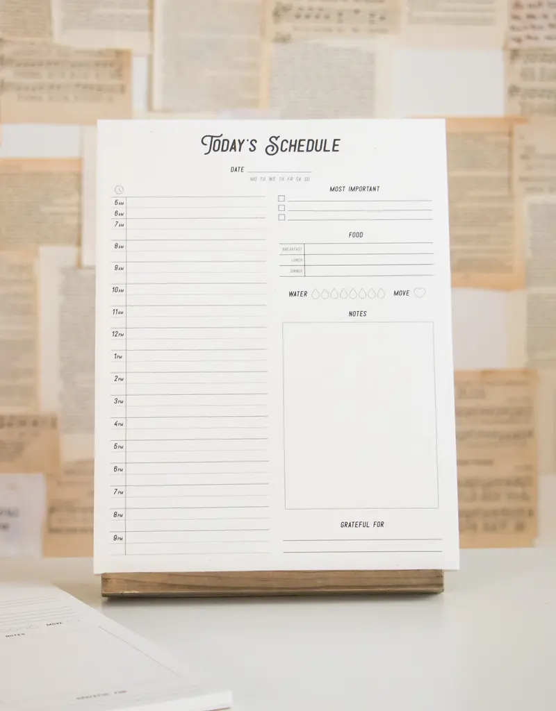 J.HOFFMAN'S Daily Schedule Notebook