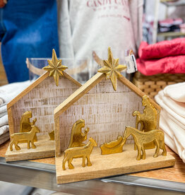J.HOFFMAN'S Nativity Scene Gold
