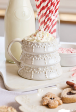 J.HOFFMAN'S Sculpted White Tree Mug