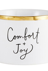 J.HOFFMAN'S Gold Holiday Dip Bowls- Eat, Dip & Be Merry