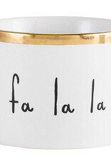 J.HOFFMAN'S Gold Holiday Dip Bowls- Eat, Dip & Be Merry