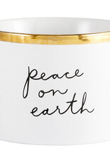 J.HOFFMAN'S Gold Holiday Dip Bowls- Eat, Dip & Be Merry