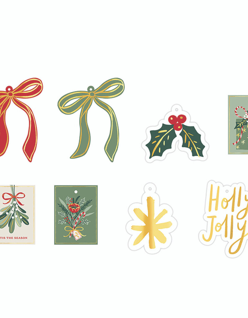 J.HOFFMAN'S Gift Tag Book- Red Bow