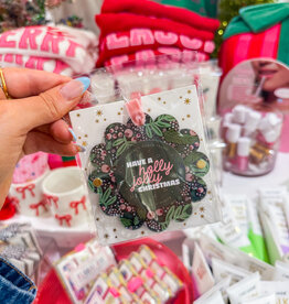 J.HOFFMAN'S Picture Frame Ornament- Jolly Sprig