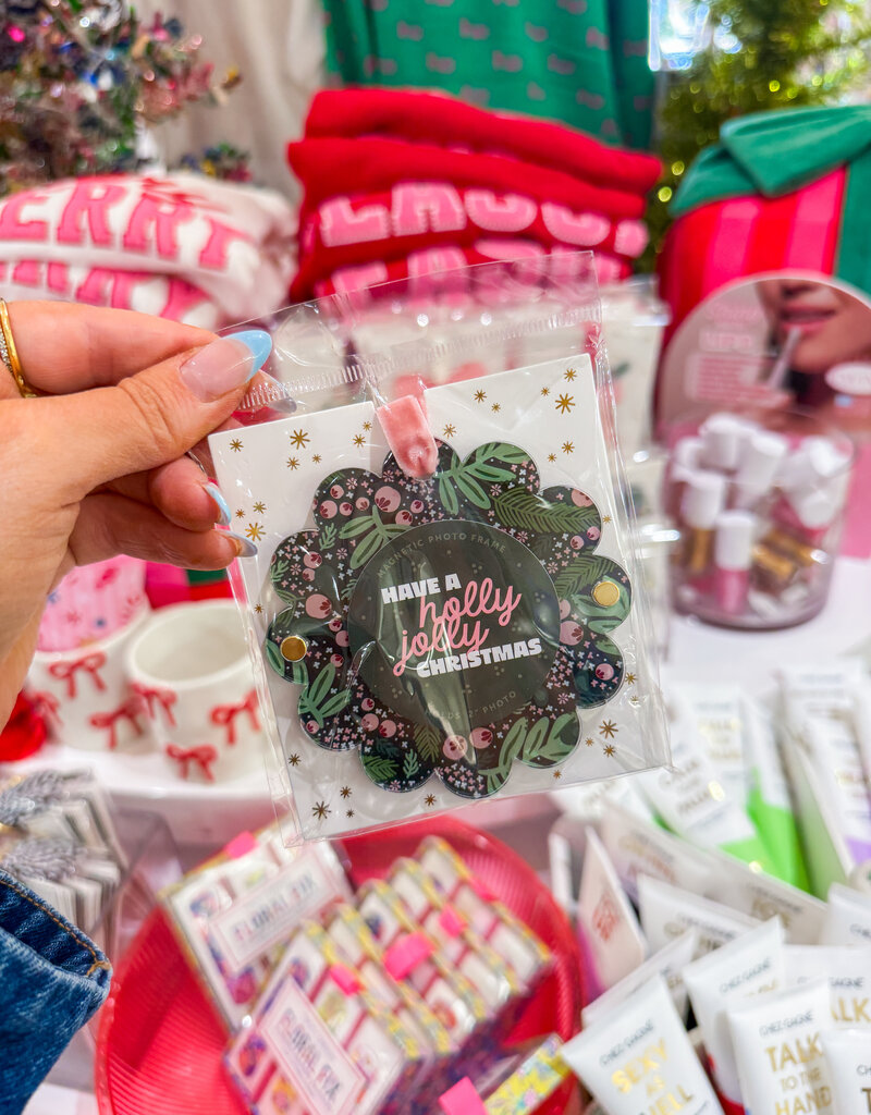 J.HOFFMAN'S Picture Frame Ornament- Jolly Sprig