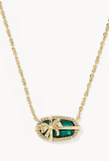 KENDRA SCOTT Elisa Bow Short Pendant Necklace