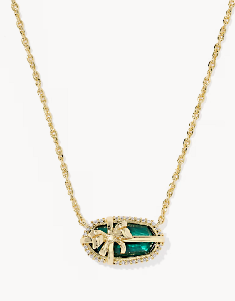 KENDRA SCOTT Elisa Bow Short Pendant Necklace