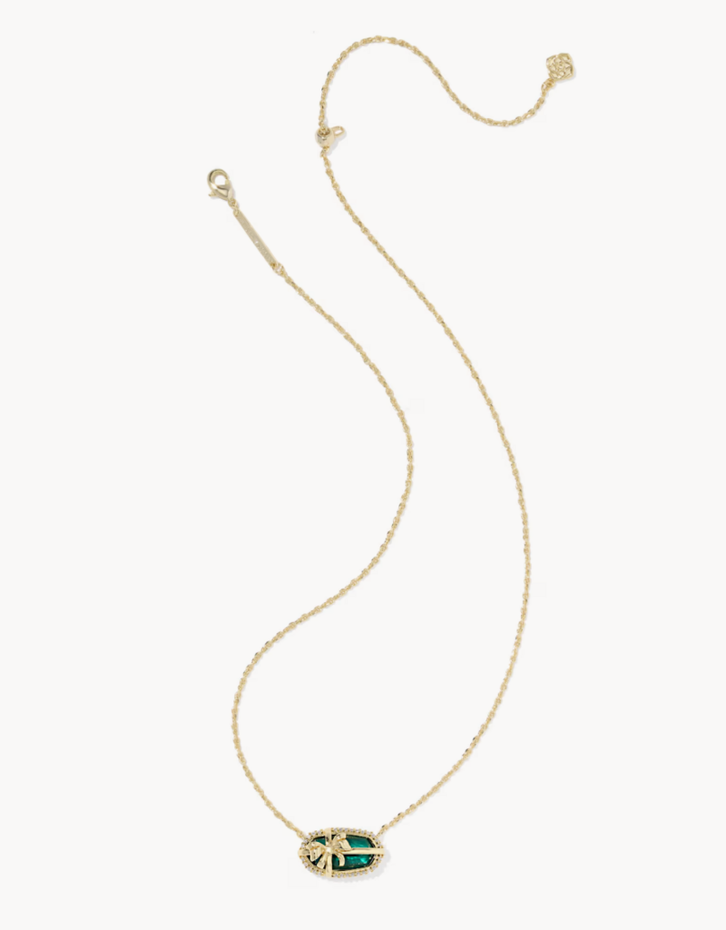 KENDRA SCOTT Elisa Bow Short Pendant Necklace