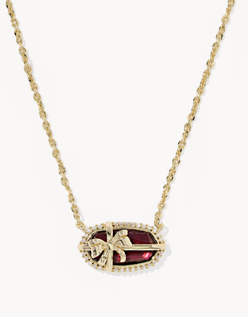 KENDRA SCOTT Elisa Bow Short Pendant Necklace