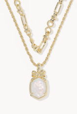 KENDRA SCOTT Daphne Bow Multi Strand Necklace