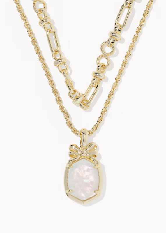 KENDRA SCOTT Daphne Bow Multi Strand Necklace