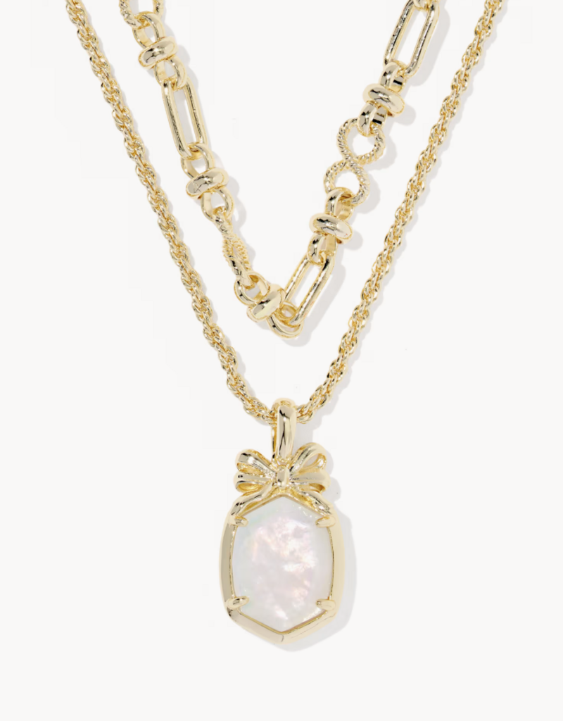 KENDRA SCOTT Daphne Bow Multi Strand Necklace