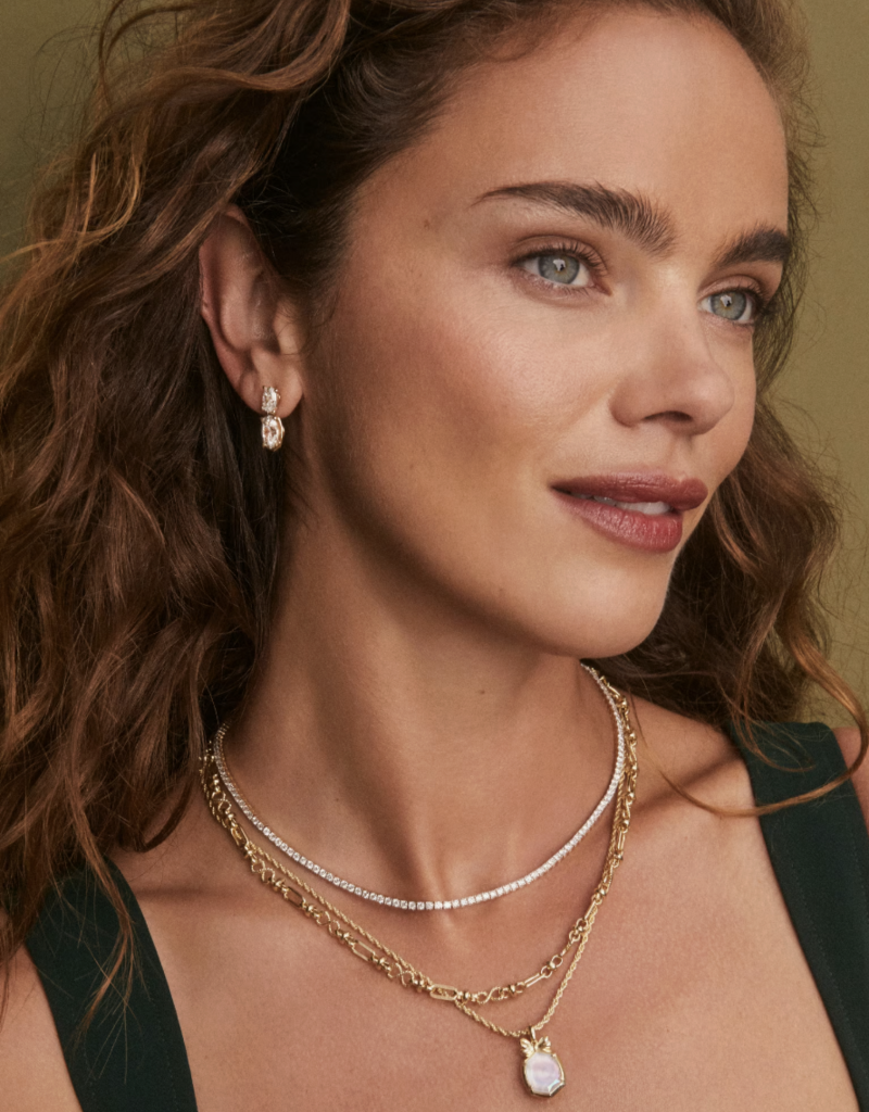 KENDRA SCOTT Daphne Bow Multi Strand Necklace