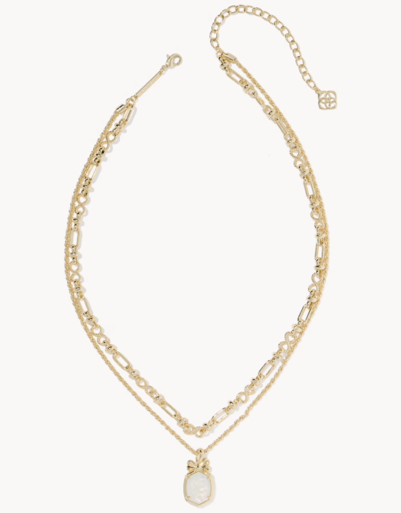 KENDRA SCOTT Daphne Bow Multi Strand Necklace