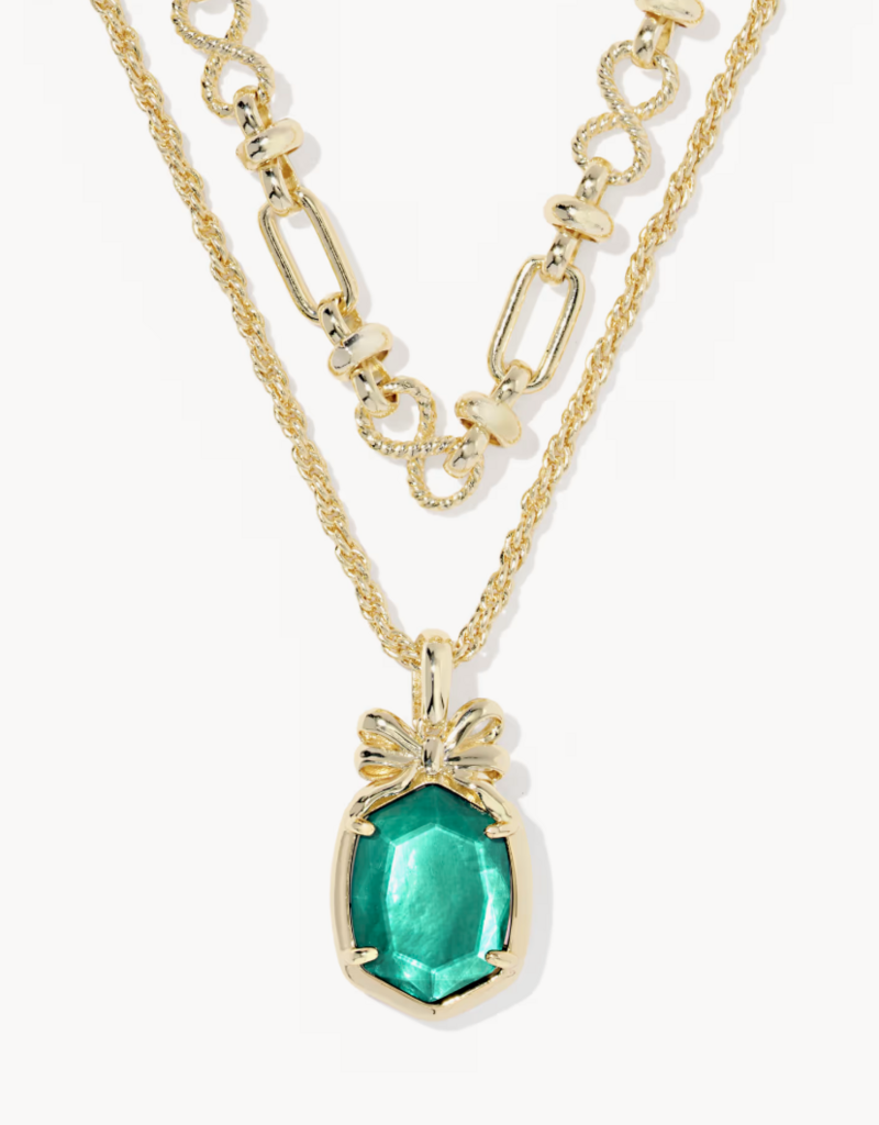 KENDRA SCOTT Daphne Bow Multi Strand Necklace