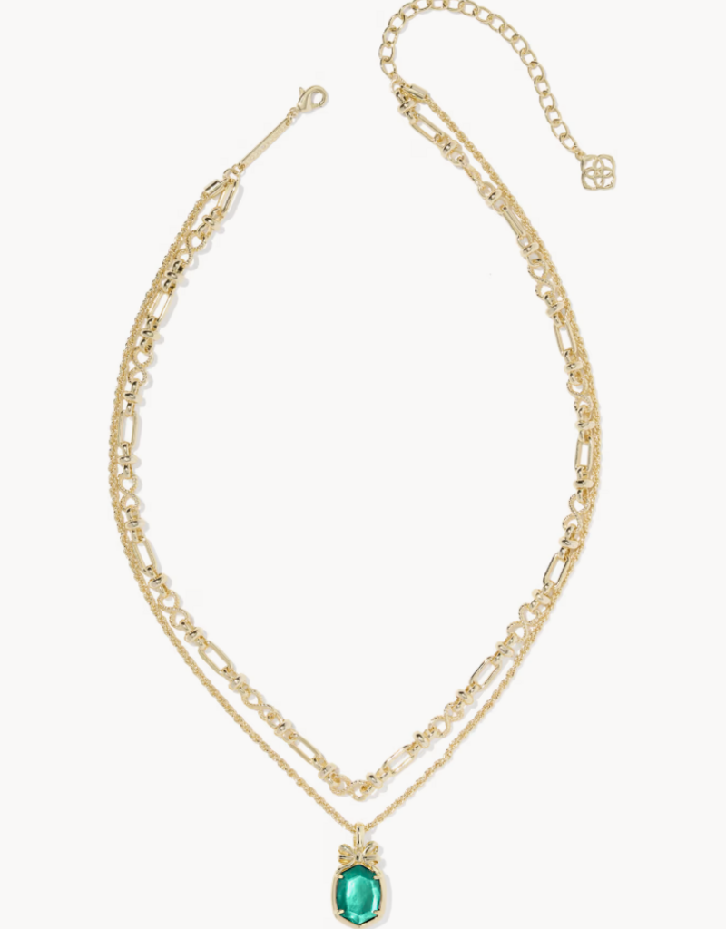KENDRA SCOTT Daphne Bow Multi Strand Necklace
