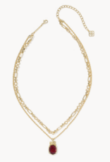 KENDRA SCOTT Daphne Bow Multi Strand Necklace