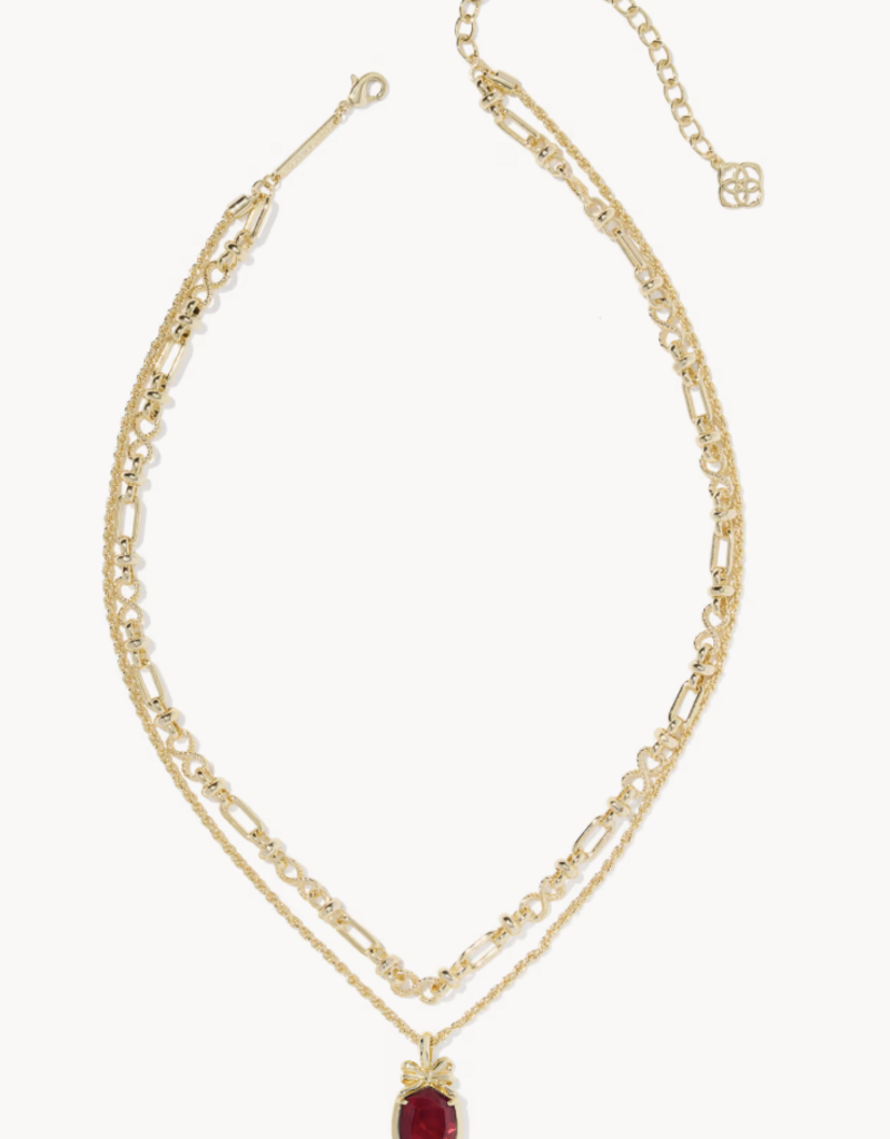 KENDRA SCOTT Daphne Bow Multi Strand Necklace