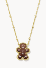 KENDRA SCOTT Gingerbread Short Pendant Necklace