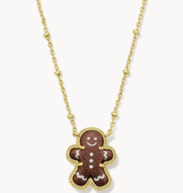 KENDRA SCOTT Gingerbread Short Pendant Necklace