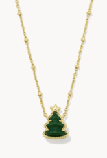 KENDRA SCOTT Holiday Tree Short Pendant Necklace