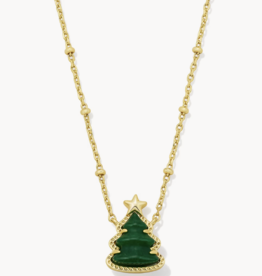KENDRA SCOTT Holiday Tree Short Pendant Necklace