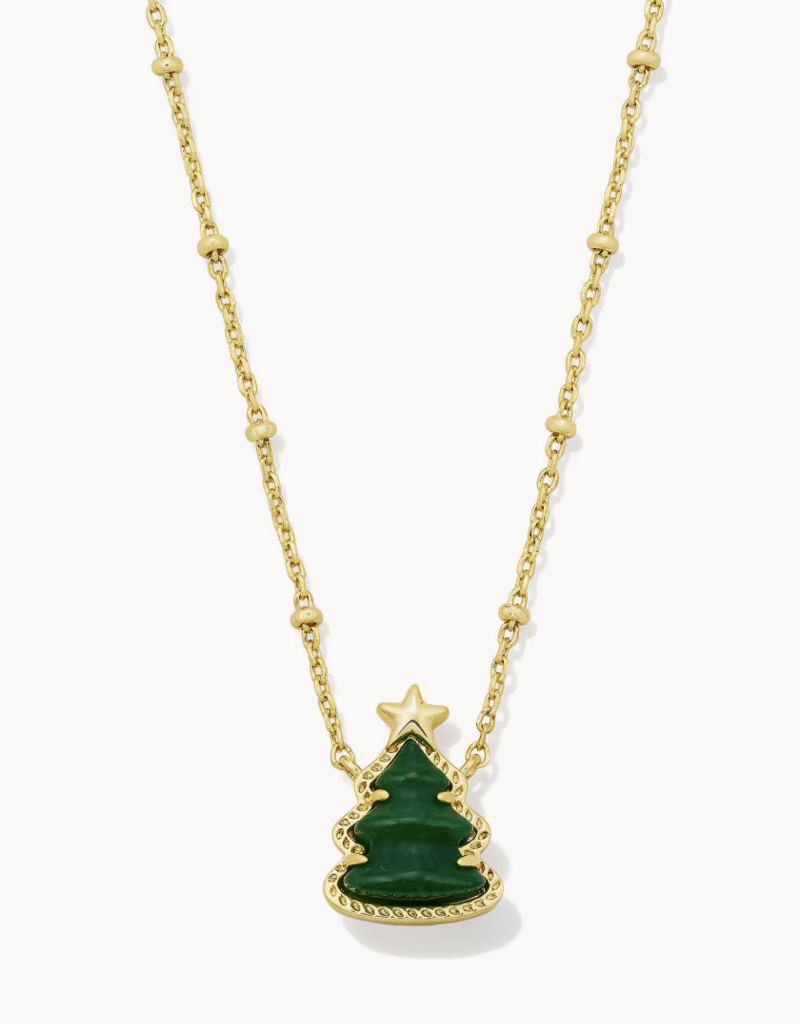 KENDRA SCOTT Holiday Tree Short Pendant Necklace