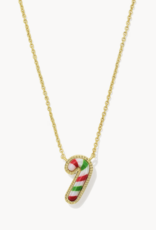 KENDRA SCOTT Candy Cane Short Pendant Necklace