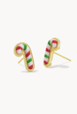 KENDRA SCOTT Candy Cane Stud Earrings
