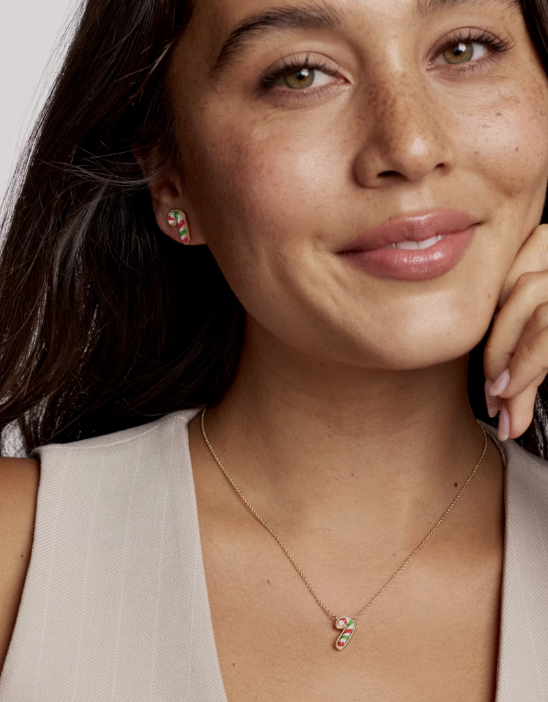 KENDRA SCOTT Candy Cane Stud Earrings
