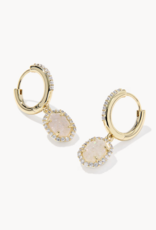 KENDRA SCOTT Daphne Crystal Frame Huggie