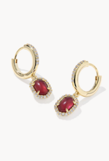 KENDRA SCOTT Daphne Crystal Frame Huggie