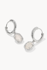 KENDRA SCOTT Daphne Crystal Frame Huggie